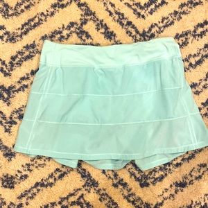 Aqua Blue Lululemon skirt